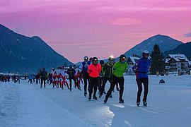 Winterabend am Weissensee, © Weissensee Information